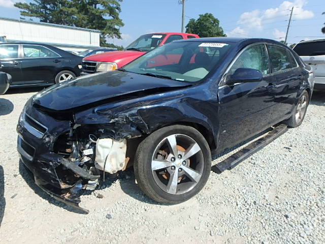 1G1ZC5E19BF154633 - 2011 CHEVROLET MALIBU 1LT BLUE photo 2