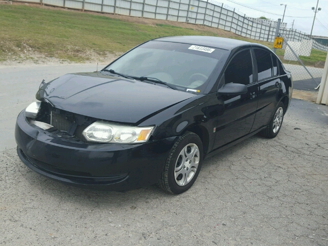 1G8AJ52F23Z207290 - 2003 SATURN ION LEVEL BLACK photo 2