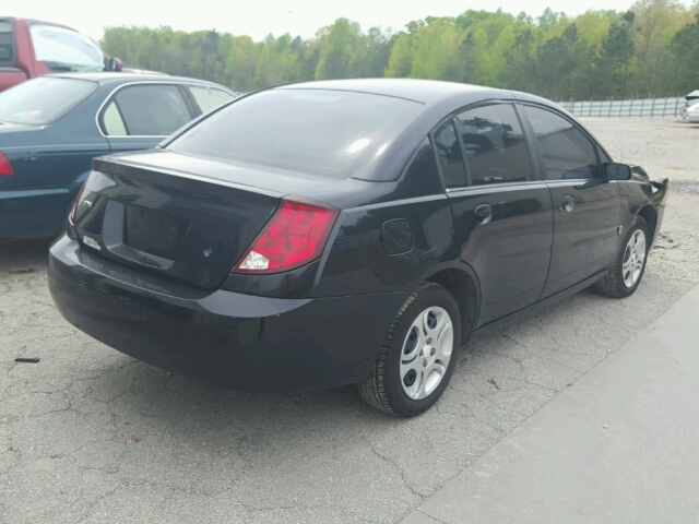 1G8AJ52F23Z207290 - 2003 SATURN ION LEVEL BLACK photo 4