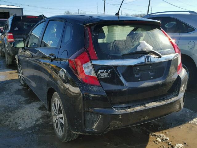 3HGGK5H88FM741276 - 2015 HONDA FIT EX BLACK photo 3