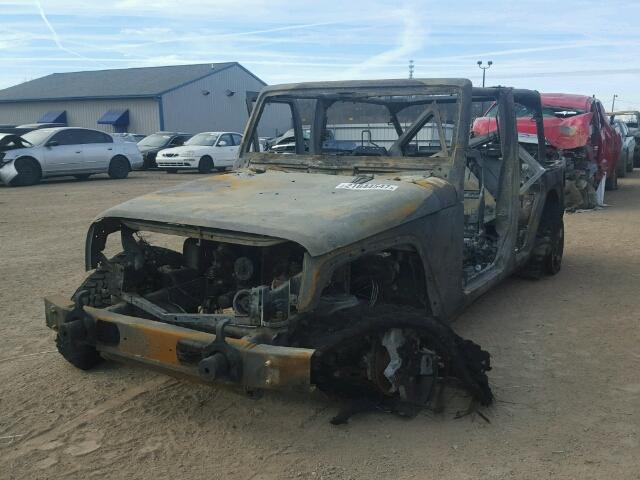 1J4BA3H13BL568159 - 2011 JEEP WRANGLER U BURN photo 2