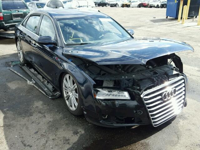 WAURVAFD9CN022575 - 2012 AUDI A8 L QUATT BLUE photo 1