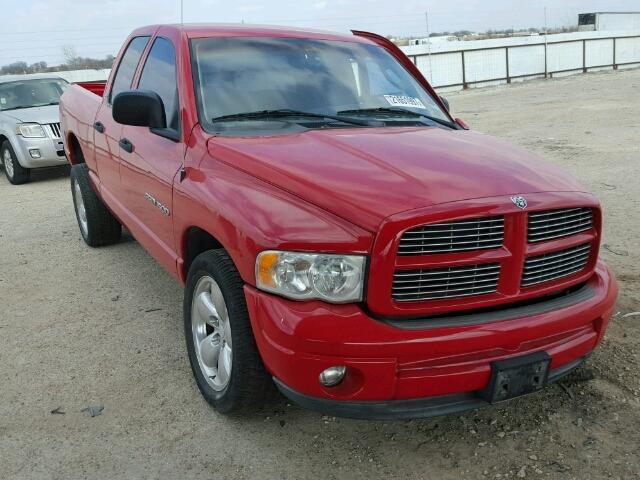 1D7HA18N42J257719 - 2002 DODGE RAM 1500 Q RED photo 1