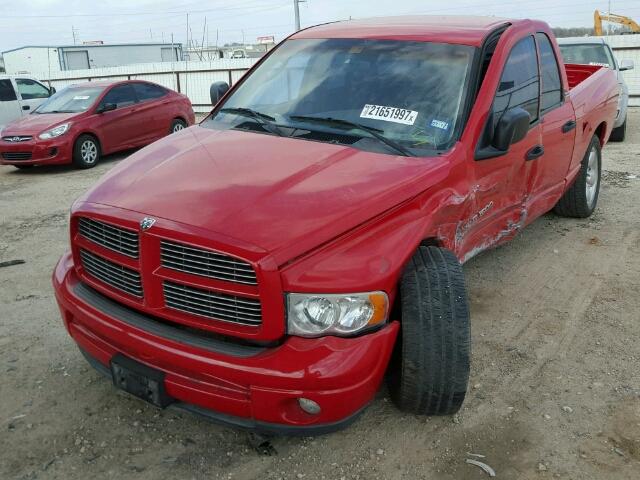 1D7HA18N42J257719 - 2002 DODGE RAM 1500 Q RED photo 2