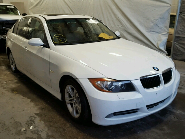 WBAVC93588K038422 - 2008 BMW 328XI WHITE photo 1