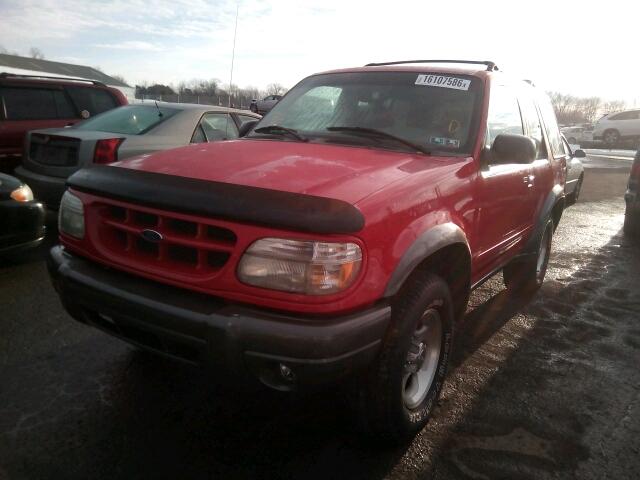 1FMYU24E0XUB04012 - 1999 FORD EXPLORER RED photo 2