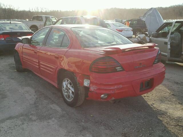 1G2NF52EX1M664010 - 2001 PONTIAC GRAND AM S Qırmızı foto 3