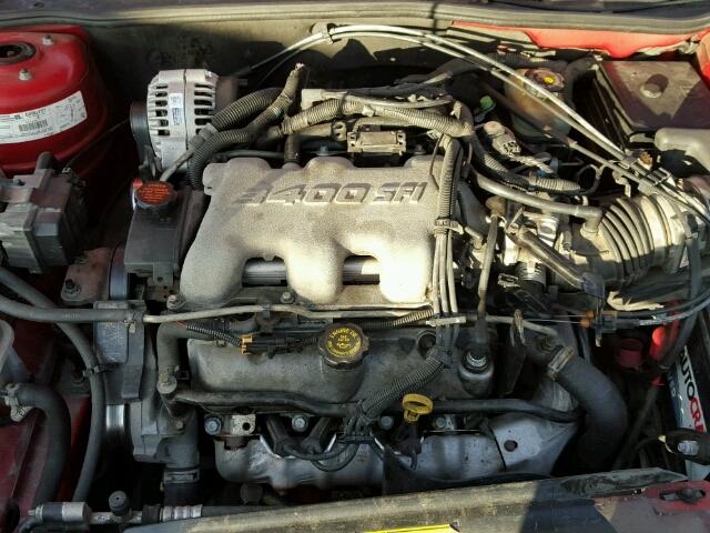 1G2NF52EX1M664010 - 2001 PONTIAC GRAND AM S Qırmızı foto 7