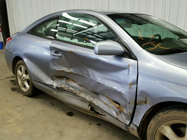 4T1CA30P84U007149 - 2004 TOYOTA CAMRY SOLA BLUE photo 9