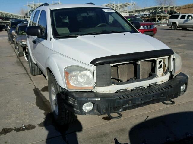 1D4HB48N55F515264 - 2005 DODGE DURANGO SL WHITE photo 1