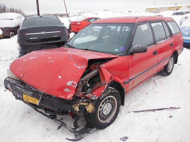 JT2AE94V3K0055439 - 1989 TOYOTA COROLLA DL RED photo 2