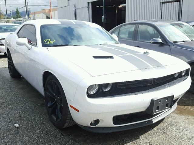 2C3CDZAG3GH256354 - 2016 DODGE CHALLENGER WHITE photo 1