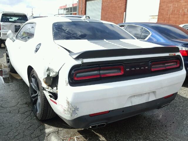 2C3CDZAG3GH256354 - 2016 DODGE CHALLENGER WHITE photo 3