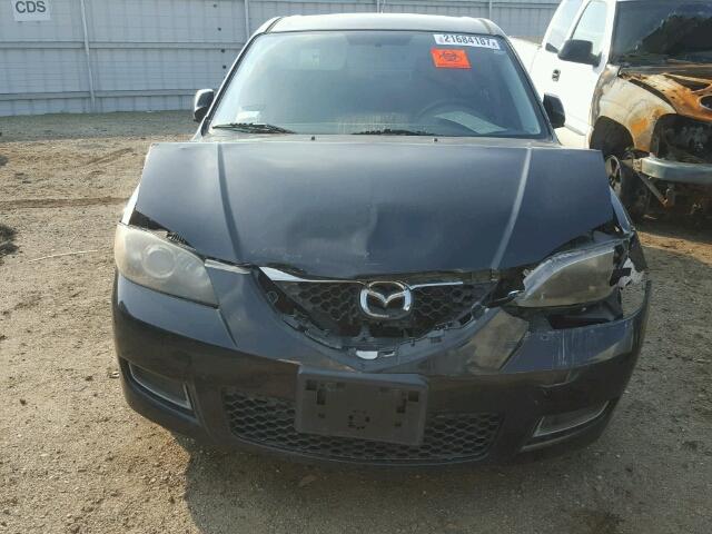 JM1BK12G671724654 - 2007 MAZDA MAZDA3I BLACK photo 9