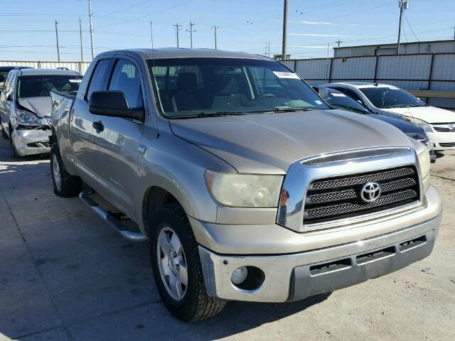 5TFRT54107X010415 - 2007 TOYOTA TUNDRA DOU BROWN photo 1