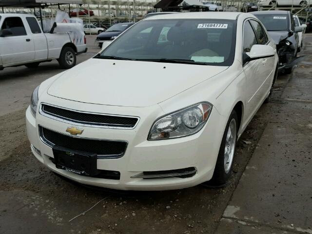 1G1ZD5EB9A4150114 - 2010 CHEVROLET MALIBU 2LT WHITE photo 2