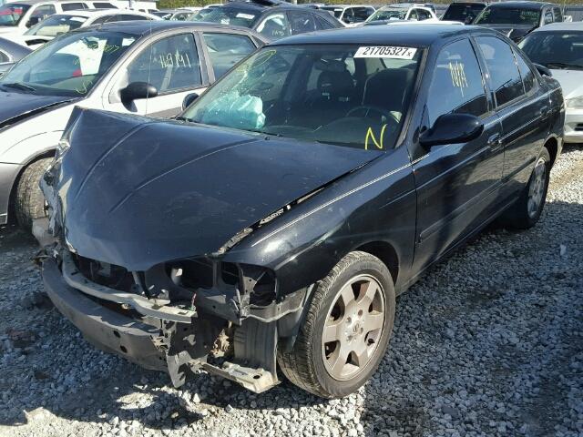 3N1CB51D46L599554 - 2006 NISSAN SENTRA 1.8 BLACK photo 2