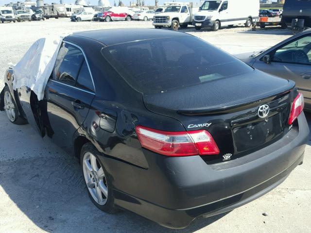 4T1BK46K67U018374 - 2007 TOYOTA CAMRY LE/X BLACK photo 3