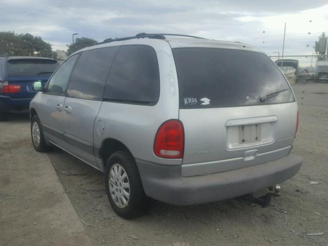 2B4GP45R5YR582992 - 2000 DODGE CARAVAN SE SILVER photo 3