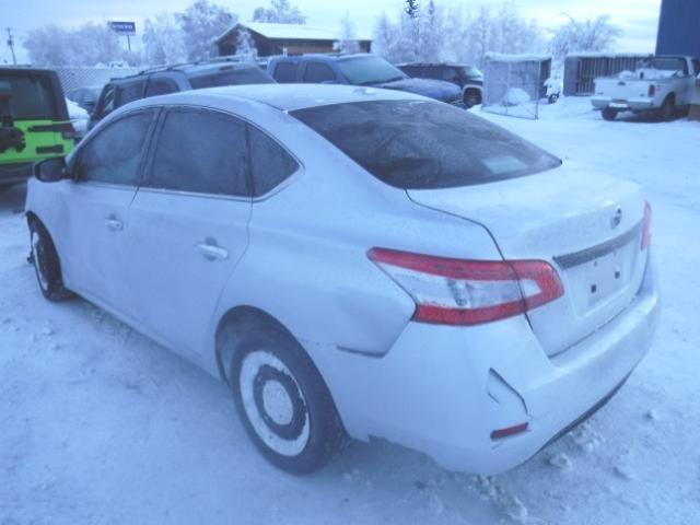 3N1AB7AP9FL647465 - 2015 NISSAN SENTRA S SILVER photo 3