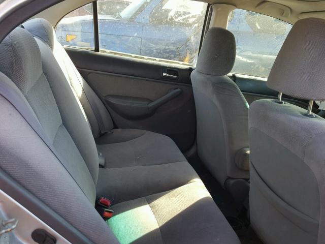 2HGES26732H516935 - 2002 HONDA CIVIC EX ვერცხლისფერი ფოტო 6