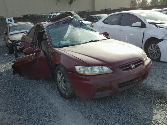 1HGCG22591A023299 - 2001 HONDA ACCORD EX RED photo 1