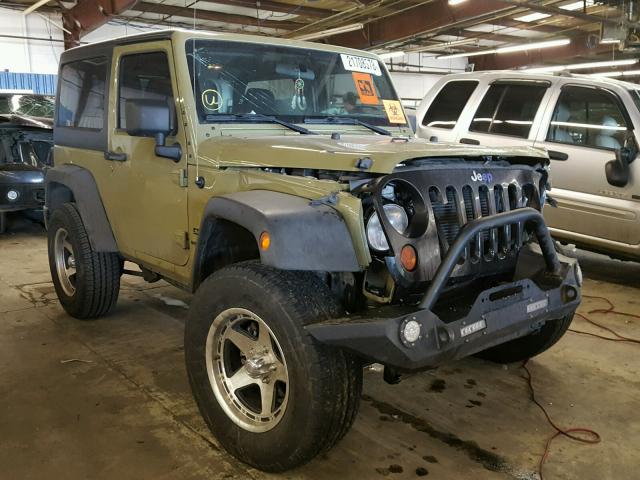1C4AJWAG7DL656572 - 2013 JEEP WRANGLER S GREEN photo 1
