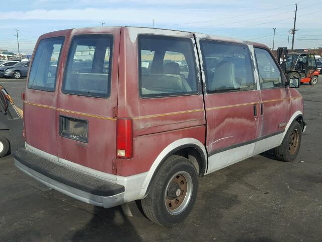 1GKDM15Z7JB525179 - 1988 GMC SAFARI SL RED photo 4