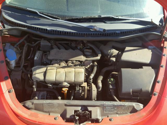 3VWCM31YX4M331644 - 2004 VOLKSWAGEN NEW BEETLE 红色 照片 7