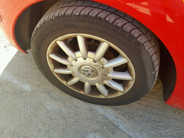 3VWCM31YX4M331644 - 2004 VOLKSWAGEN NEW BEETLE 红色 照片 9