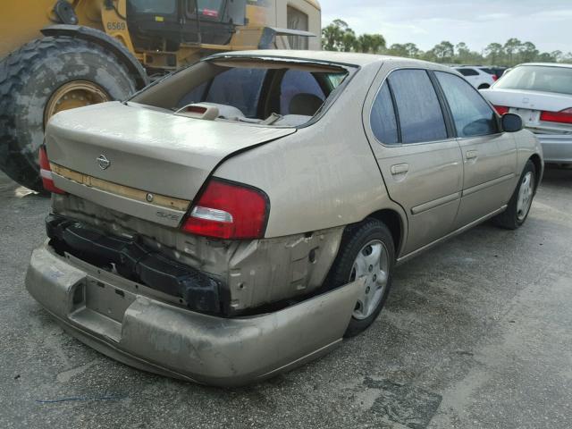 1N4DL01D21C164298 - 2001 NISSAN ALTIMA XE BEIGE photo 4