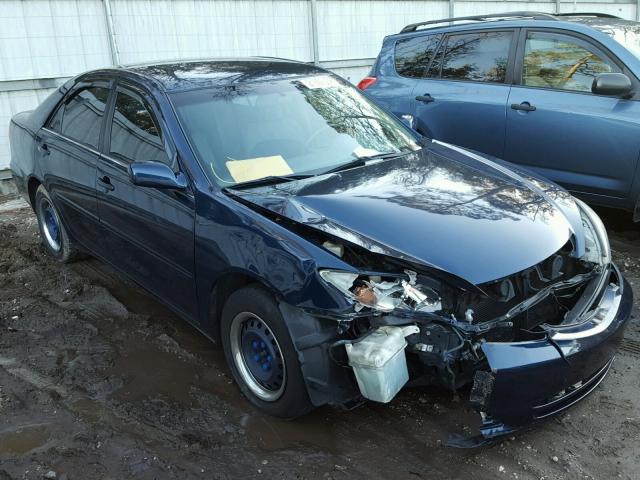 4T1BE32K04U349700 - 2004 TOYOTA CAMRY LE BLUE photo 1