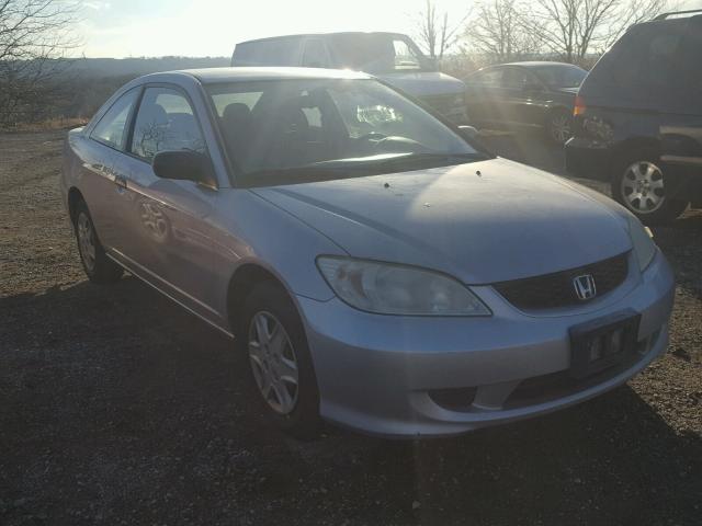 1HGEM22155L061489 - 2005 HONDA CIVIC DX V SILVER photo 1