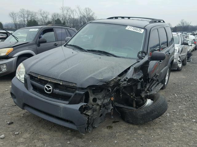 4F2YZ02Z46KM00046 - 2006 MAZDA TRIBUTE I BLACK photo 2