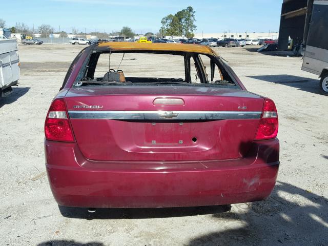 1G1ZS51FX6F182564 - 2006 CHEVROLET MALIBU LS BURN photo 9