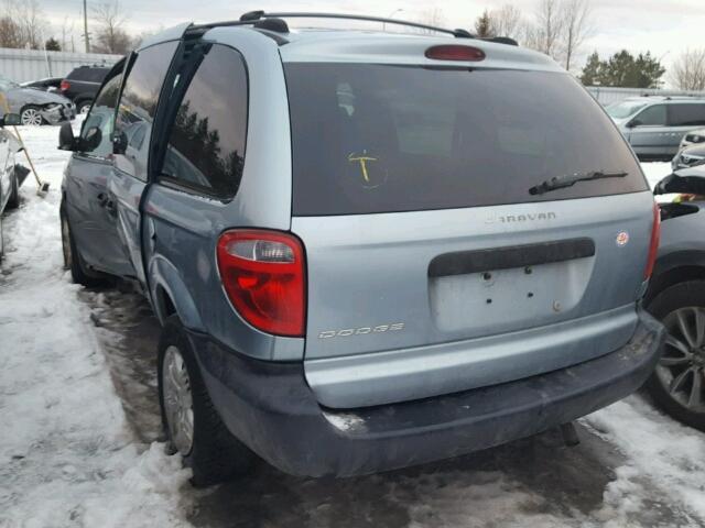 1D4GP25R74B586934 - 2004 DODGE CARAVAN SE BLUE photo 3