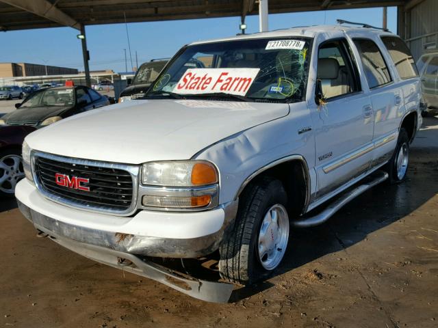 1GKEK13T21J100192 - 2001 GMC YUKON WHITE photo 2