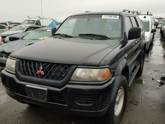 JA4LS21H01P001269 - 2001 MITSUBISHI MONTERO SP BLACK photo 2