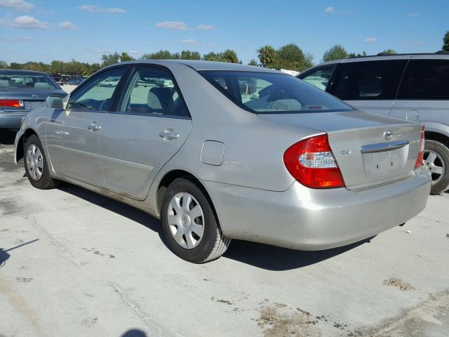 4T1BE32K83U756727 - 2003 TOYOTA CAMRY LE SILVER photo 3