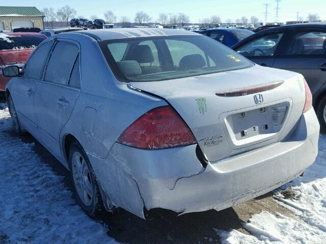 1HGCM56347A146116 - 2007 HONDA ACCORD SE SILVER photo 3