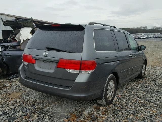 5FNRL38758B402014 - 2008 HONDA ODYSSEY EX GRAY photo 4