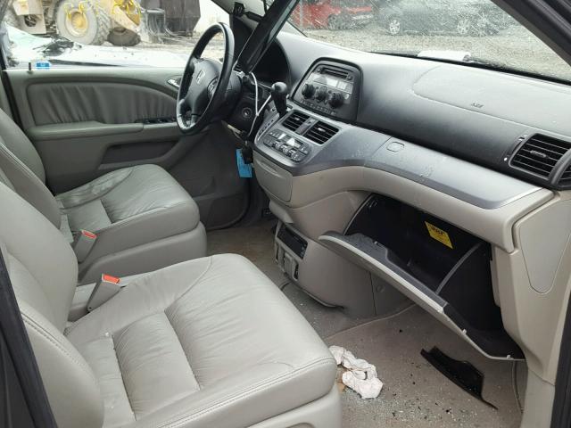 5FNRL38758B402014 - 2008 HONDA ODYSSEY EX GRAY photo 5