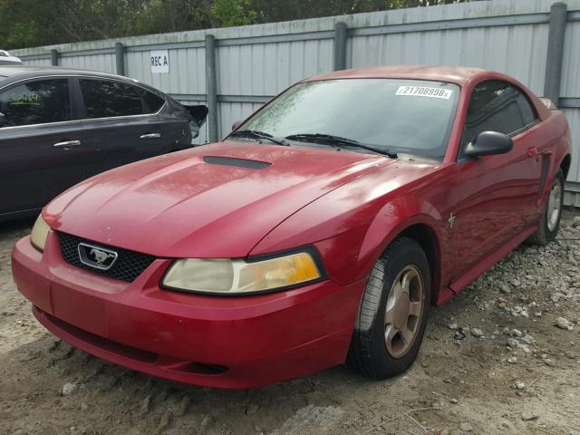 1FAFP4049YF255020 - 2000 FORD MUSTANG RED photo 2