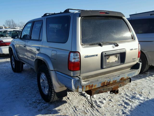 JT3HN86R610327923 - 2001 TOYOTA 4RUNNER SR BEIGE photo 3