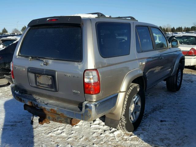 JT3HN86R610327923 - 2001 TOYOTA 4RUNNER SR BEIGE photo 4