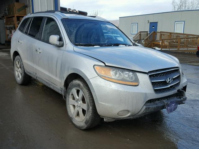 5NMSH73E78H187556 - 2008 HYUNDAI SANTA FE S SILVER photo 1