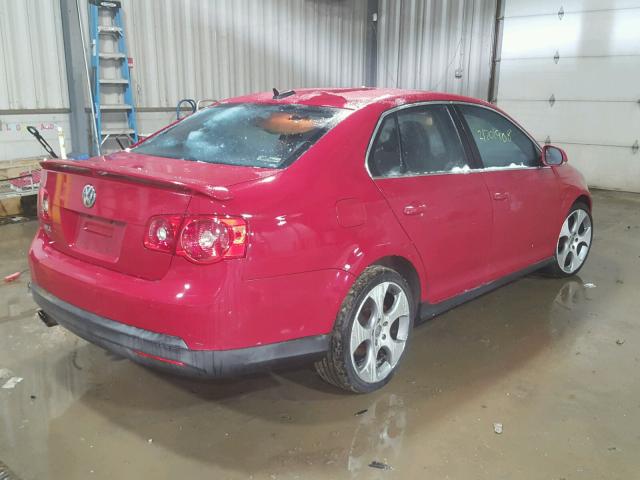 3VWXJ71K76M774012 - 2006 VOLKSWAGEN JETTA GLI RED photo 4