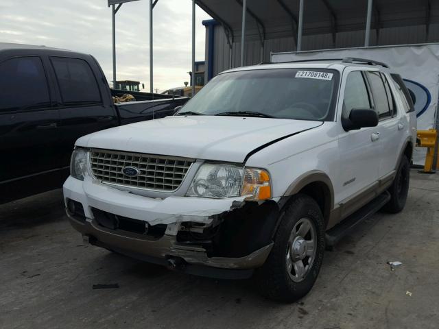 1FMDU74E22UA54105 - 2002 FORD EXPLORER E WHITE photo 2