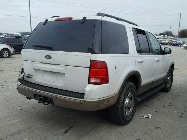 1FMDU74E22UA54105 - 2002 FORD EXPLORER E WHITE photo 4