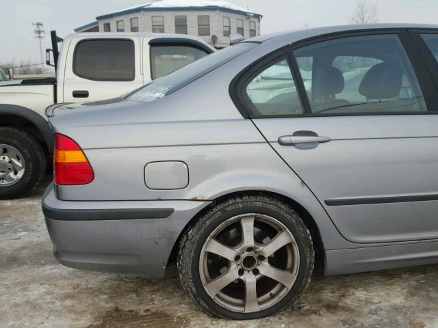 WBAET37404NJ42135 - 2004 BMW 325 I GRAY photo 9